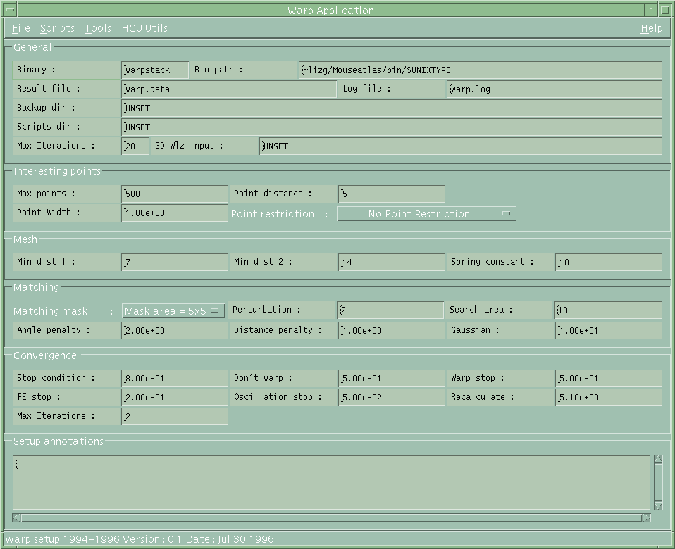 warpstack interface